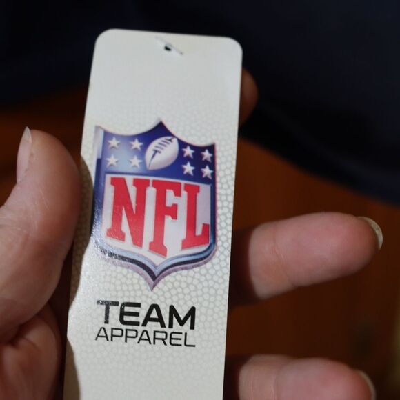 Chicago Bears NFL Team Apparel Navy 1/4 Zip Pullover Fan Gear Small - Picture 9 of 12